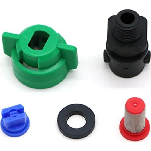 Agricultural Dry Boom Sprayer Nozzle 1/4"Male Connection Plastic Flat Fan Spray Nozzle Agricultural Boom Sprayer