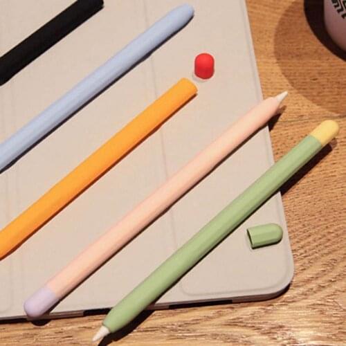 Silicone Pencil Case For Apple Pencil 2 Sleeve Cover Protective Case For Pencil 2 Protective Cover For IPad Silica Gel Stylus