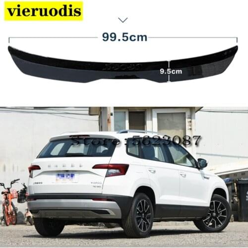 Fit For Skoda Karoq 2017 2018 2019 2020 New ABS Plastic External Rear Spoiler Trunk Boot Tail Wing Spoiler Car Accessories