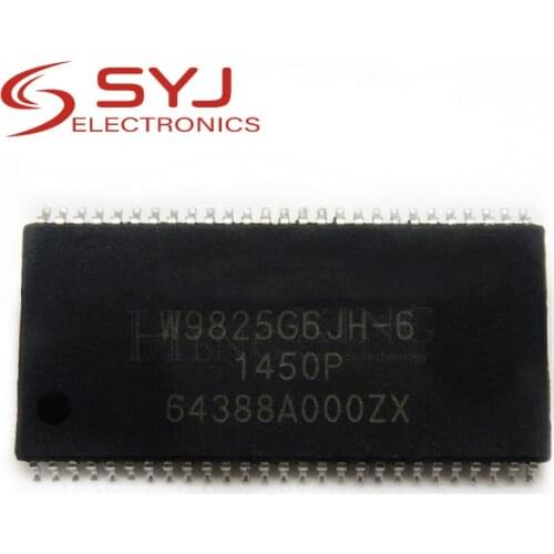 1pcs/lot W9825G6JH-6 W9825G6JH TSOP-54 In Stock