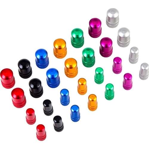 4pcs Aluminum Bicycle Tire Valve Cap Ultralight Mountain Road Bike Tyre Cap Schrader/Presta Tire Valve Protector MTB Accessories