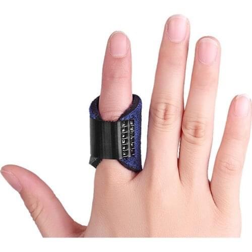 5Pcs Adjustable Finger Protector Posture Corrector Orthosis Brace Support Aluminium Finger Splint Fracture Pain Relief Belt