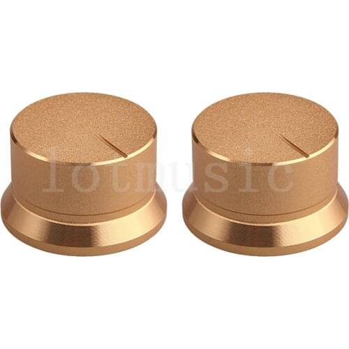 2pcs 30X18mm Gold FOR JRC RECEIVER AMPS Aluminum knobs