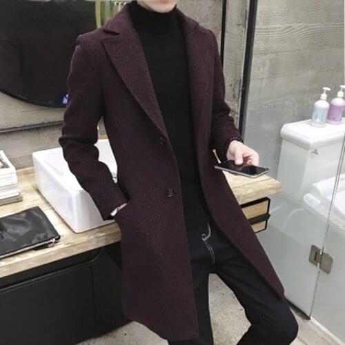 AUSO Mens Wool Coats