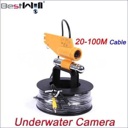 FREE Shipping CR006 with 12pcs White LED light 600TVL 20M Cable Underwater Camera Underwater Fishing Camera
