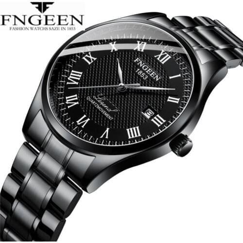 Montre Hombre Mens Watches Men Business Luxury Sports Watches Stainless Steel Calendar Wristwatch Male Clock Relogio Masculino