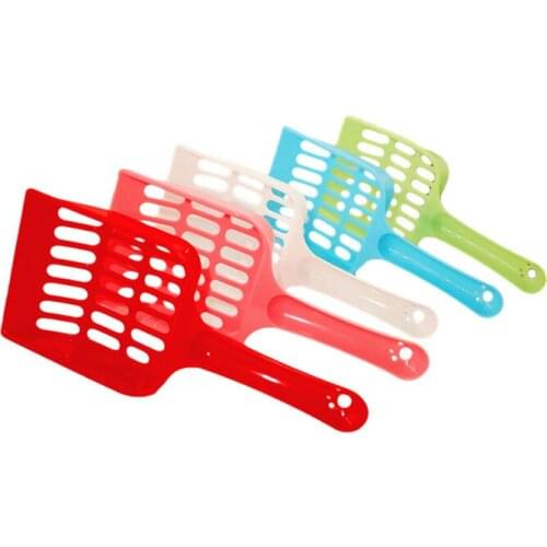 Pet cleaning color supplies cat litter scoop sand for cats litter sand filter with large hole pets litter shovel clean up pet fe