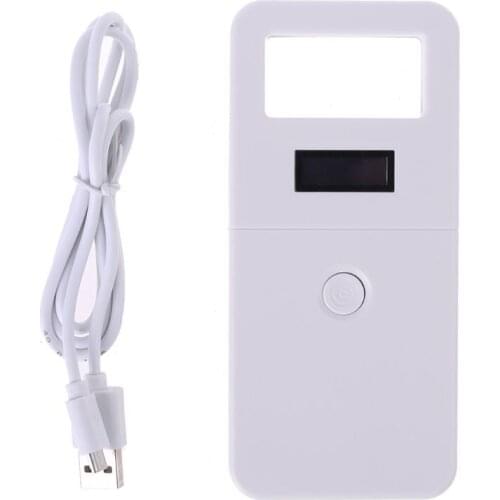 FDX-B Animal pet id reader chip transponder USB RFID handheld microchip scanner for dog cats horse