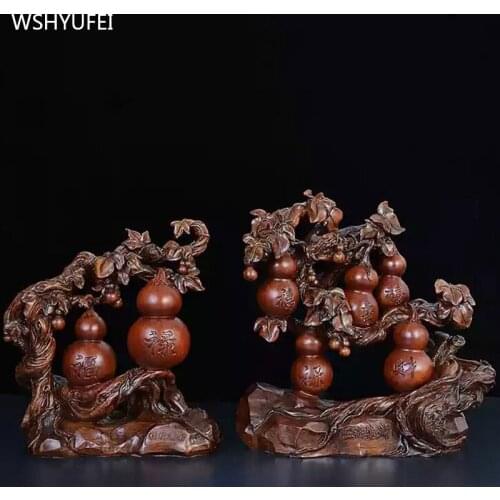 Living Room TV Cabinet Resin Sculpture Decor Office Desktop Feng Shui Ornaments Housewarming Gifts Home Decoration Accessories