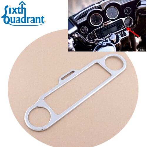 Chrome Stereo Accent Trim Ring Cover For Harley Davidson Electra Glide Touring 1986 up