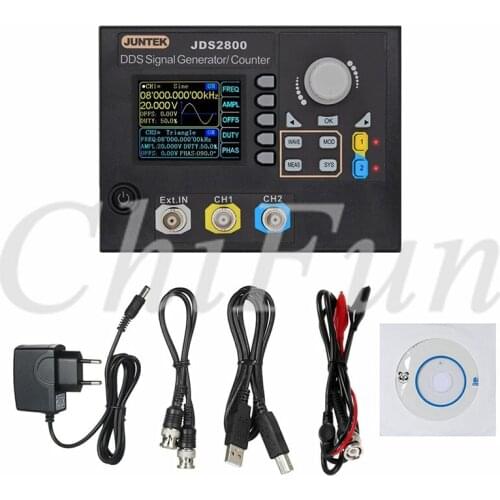 JDS2800-60MHZ Signal Generator Digital Control Dual-channel DDS Function Signal Generator frequency meter Arbitrary