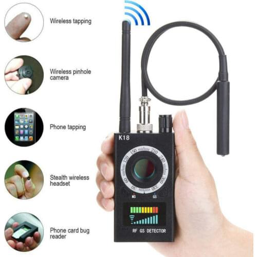 K18 Multi-function Anti Detector Camera GPS Signal Lens RF Tracker Detect Wireless Products