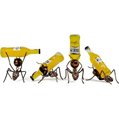 Creative Small Wine Rack Ant Wine Rack Beer Cocktail Decoration Living Room Dining Room Interior Decoration Gifts for Friends