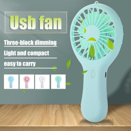 Handheld Usb Mini Fan Wind Power Ultra-quiet And Convenient Portable Handheld Rechargable Cute Small Cooling Fans#g30