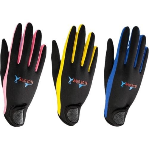 1.5mm Neoprene Men Women Warm Scuba Diving Gloves Swimming Surfing Spearfishing Snorkeling Boating Fish Equipment Swim Gloves
