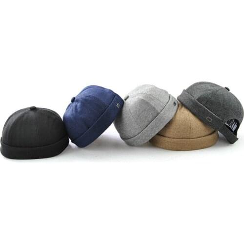 Hip Hop Solid Cotton Skullies Beanies Casual Autumn Summer Pumpkin Hat Fashion 2018 New Skullcap Casquette Pumpkin Hat Beanies