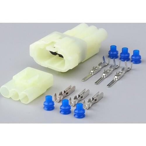 Sumitomo 3 pin way male female Power Battery oil pump EFI locomotive Connector 6187-3801 6180-3451