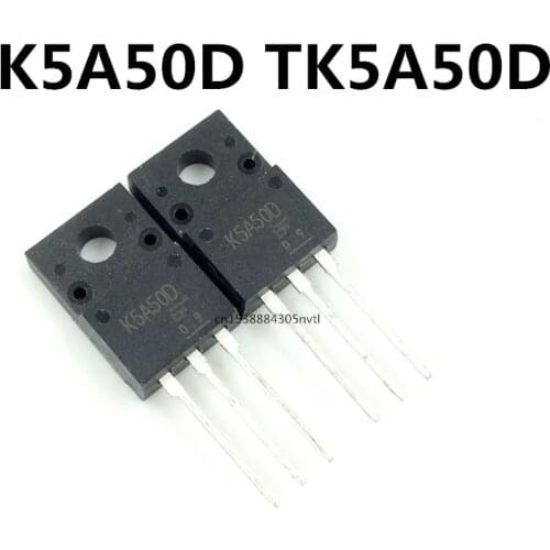 Original 10pcs/ K5A50D TK5A50D TO-220F 500V 5A