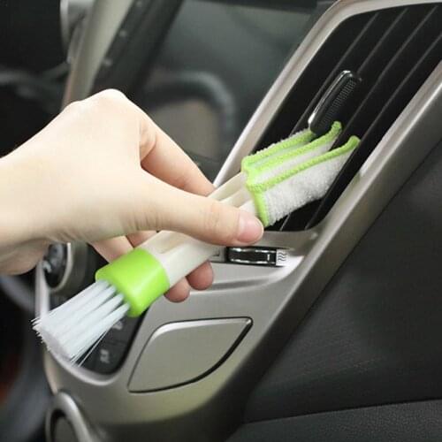 DIY Plastic Car Air Conditioning Vent Blinds Cleaning Color Cleaning Green Accessories Tool Brush For Series Brush Part N0R0