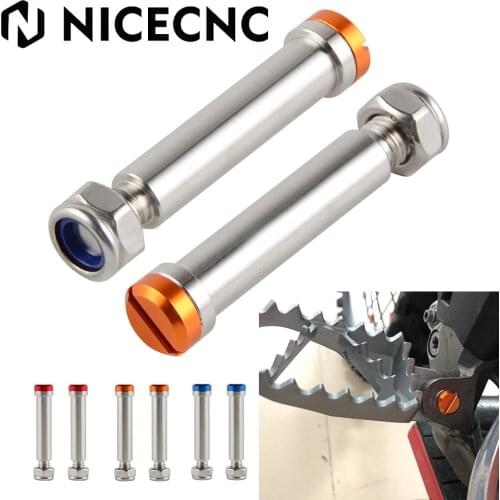 NICECNC Foot Rest Foot Pegs Pins For KTM EXC SX SXF XC XCF EXCF EXCW XCFW 50 65 85 125 200 250 300 350 400 450 525 530 2004-2018