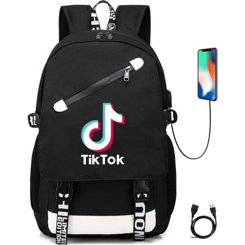 TIK TOK Backpack Teenagers Capacity School BagsWomen Men Travel Backpack Large Capacity Students School Bags Laptop Mochilas