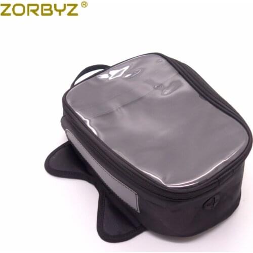 ZORBYZ Universal Motorcycle Waterproof Magnetic Oil Fuel Tank Bag Saddlebag Phones Bag Luggage Tool Bags