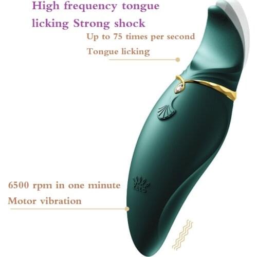 ZALO G-spot vibrator tongue licks clitoris orgasm masturbator massage stick for adult toy woman masturbator vagina toy Clitoris