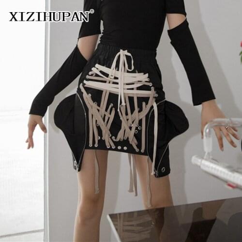 XIZIHUPAN Asymmetrical Skirts