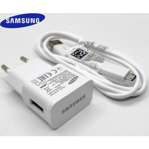 Samsung Charger EU Travel Adapter 5V 2A Charge 100cm Micro USB Cable For Galaxy S7 S6 Edge J3 J5 J7 A3 A5 A7 2016 Note 5 4 A10