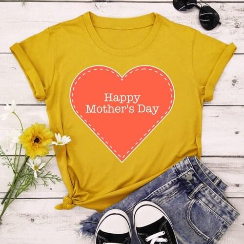 MotherS Day Women Tops Summer Tops Graphic Tees Women T-shirt Clothes Girl T Shirt TX8183