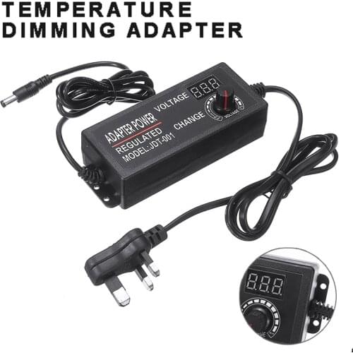 1pc AC/DC Electrical Power Supply Temperature And Light Regulating Adapter 3-12V Governor UK Plug Charging Adapters