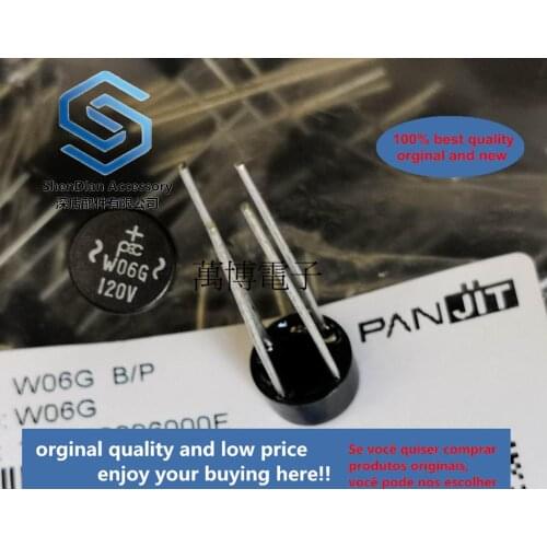 10pcs only orginal new Round bridge rectifier bridge W06G W06 thick copper feet 1.5A 600V