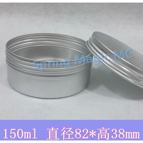 150g Empty Aluminum Cream Jar Tin Hair wax Cream Case Cosmetic Pot Lip Balm Eye Cream Packaging DIY Containers Nail Crafts Cans