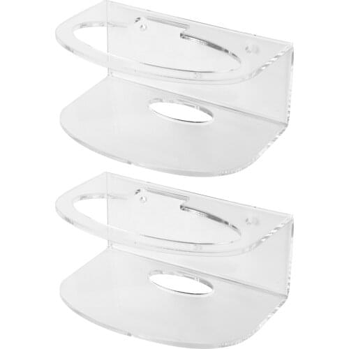 2 Pack Acrylic Wall Mount Bracket Compatible with Orbi Dual Band WiFi 6 RBK351/352/353, Transparen t