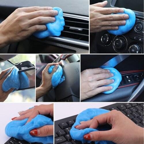 Car Cleaning Soft Rubber Supplies Universal Air Outlet Dust Removal Mud Interior Keyboard Gap and Dead Corner Cleaning Artifact