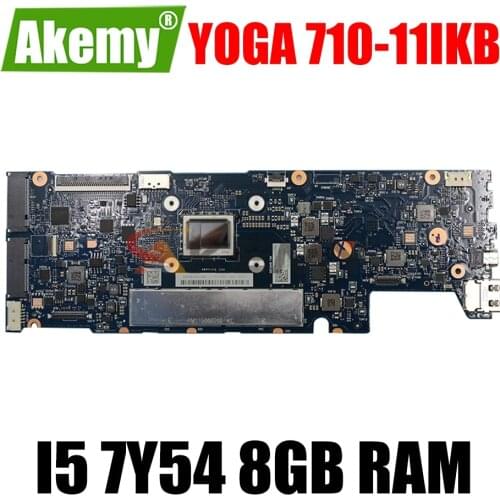 DYG21 NM-B011 For Lenovo YOGA 710-11IKB YOGA 710-11ISK Laptop Motherboard CPU I5 7Y54 8GB RAM 100% fully tested FRU 5B20M38544