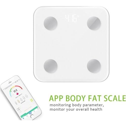 Bluetooth Electronic Scale Body Fat Scale Weight Scales Weighing for body Digital Weight Scales Toughened Glass LCD Display