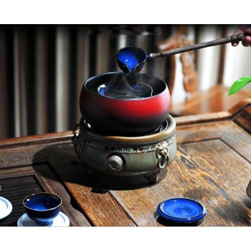 Electronic Teapot Warmer Coffee Tea Cup Warmer Tea Milk Japaneses type Ceramic Warmer Set Tea Maker