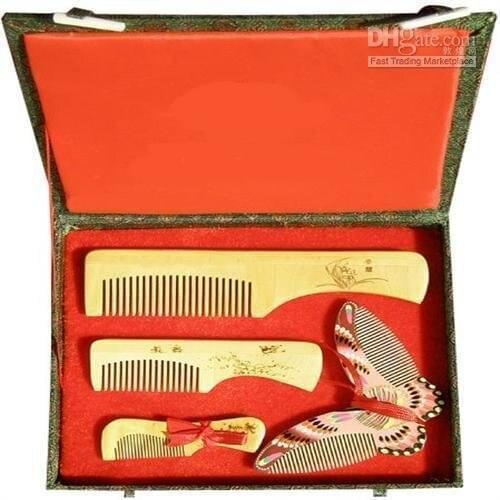 Characteristics gift boxwood comb butterfly group high grade wedding 2019 Guaranteed 100% Chinese