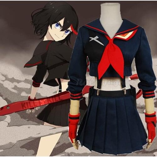 KILL la KILL Matoi Ryuuko Cosplay Costumes Japanese Anime Party Halloween Costume For Women Girls Sailor Uniform Outfit C110M113