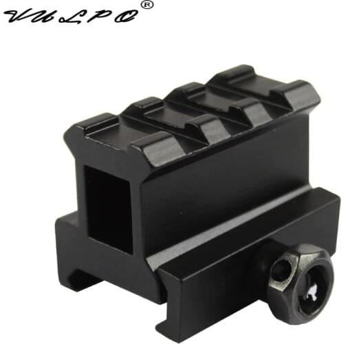 VULPO Mini Red Dot Riser Mount Version Micro With Rise Mount For 20mm Picatinny Rail