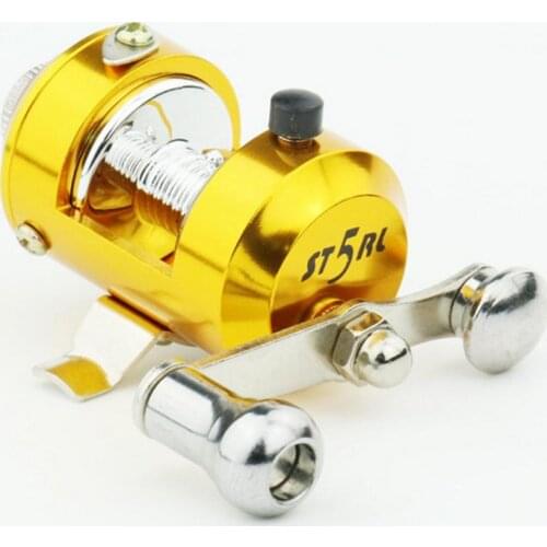 Mini Size Cast Drum Wheel Full Metal Design Lure Wheel Bait Casting Reel Outdoor Sea Fishing Wheel Supplies