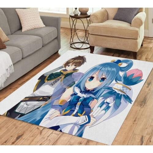 Cartoon Girl Anime Series Door Mat Floor Mat Anti-slip Mat Carpet Bedroom Bathroom Home Decoration