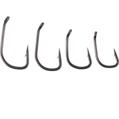 Fishing Hooks Kit 20pcs Bait Jig Sharp Barbs Fish Hooks Carp Fishing Gear Tackle Accessories for Soft Lure Baits 4 Sizes