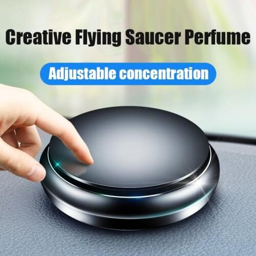 Creative Flying Saucer Perfume Base Solid Paste Mens Ornaments Car accessories Car aromatherapy Flavor Perfume UFO Shape Scent