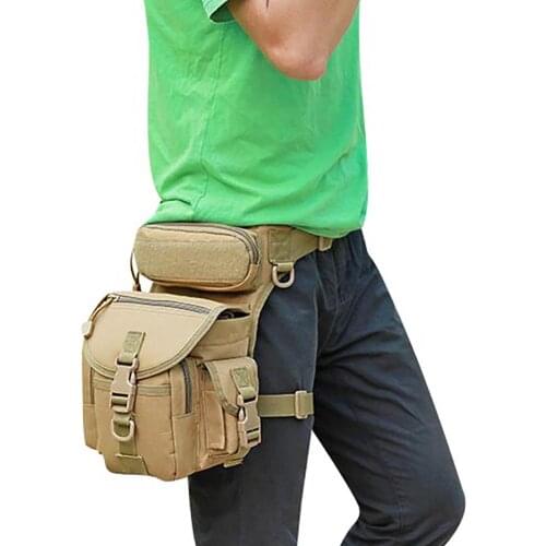 Waterproof Drop Leg Bag Oxford Waist Bag Fanny Pack for Man Woman Sports Racing Motorcycle Cycling Workout Vacation Hiking