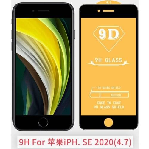 9D Full Cover Tempered Glass For iPhone 11 Pro Max SE 2020 Screen Protector For iPhone XS MAX XR 78 plus Protective Film