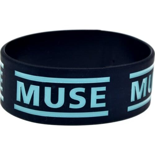 1PC Muse Silicone Wristband 1 Inch Wide for Music Fans