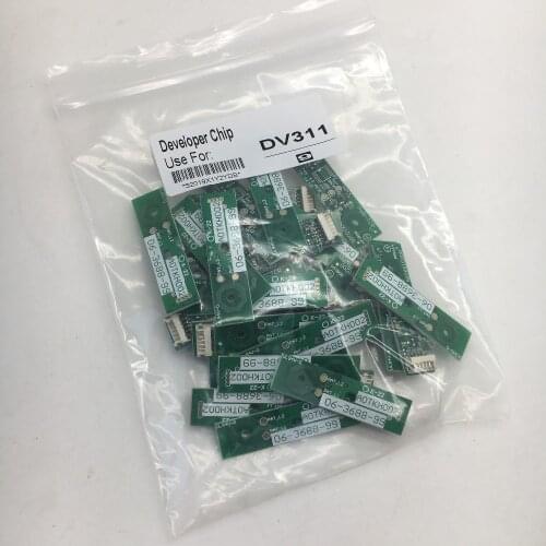 5sets=20pcs) Free Shipping Universal Auto Developer Chip Resetter DV-311 For Konica Minolta Bizhub C220 C280 C360 Copier Parts