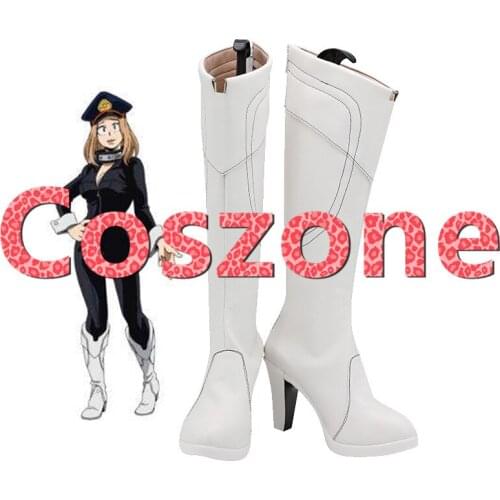 My Hero Academia Utsushimi Camie White Cosplay Shoes Boots Halloween Carnival Party Cosplay Costume Accessories